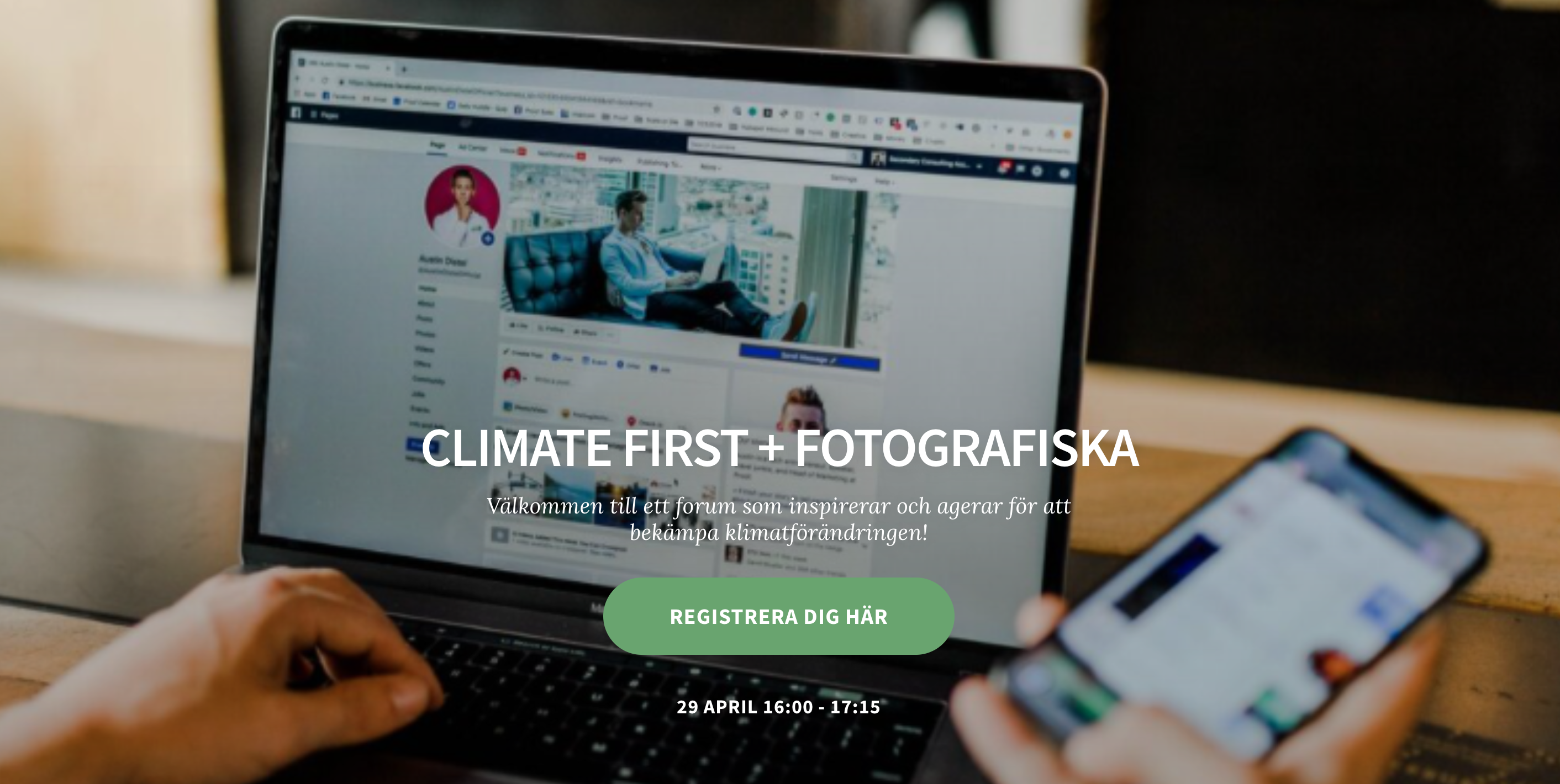 Climate First + Fotografiska 29 april